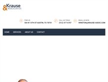 Tablet Screenshot of krause-assoc.com